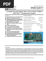 IRMCS2011: Complete Encoder Based Servo Drive Design Platform Imotion Development System