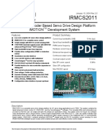 IRMCS2011: Complete Encoder Based Servo Drive Design Platform Imotion Development System