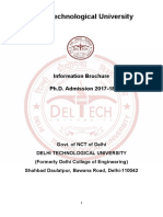 DTU PHD Brochure 2017-18