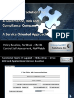 Enterprisegrc Solutions Inc. A Governance, Risk and Compliance Company A Service Oriented Approach