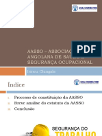 AASSO – Associação Angolana de Saúde e Segurança APRESENTAÇÃO