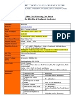 TOLEXO - 2019 Passing Out Batch (Only For Eligible & Unplaced Students)