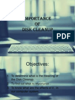 Importance of Disk Cleanup