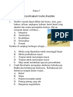 Soal USBN Sejarah Paket C