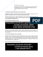 Materi Presentasi Kepadatan Penduduk Di Kota Semarang