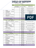 Review Sched