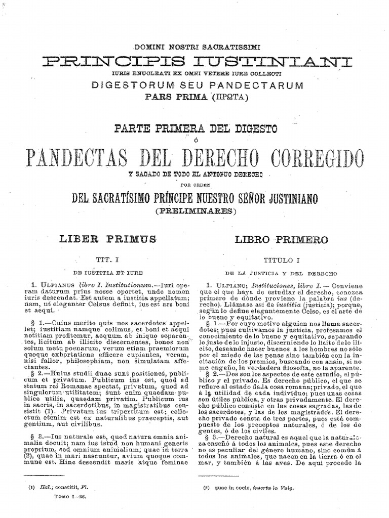 Textos Del Digesto y Del Código PDF | PDF