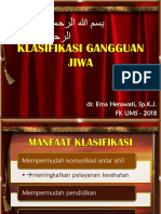 Klasifikasi Gangguan Jiwa