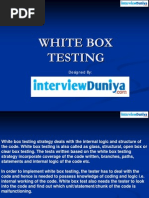 Download White Box Testing by jajupreetam SN4007358 doc pdf