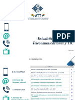 Estadísticas Sectoriales Telecomunicaciones 2018 C