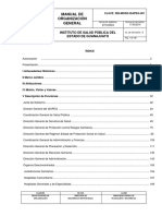 Manual de Organizacion Isapeg 2014 - Vigente PDF
