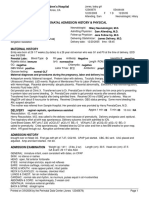 Admission H and P PDF