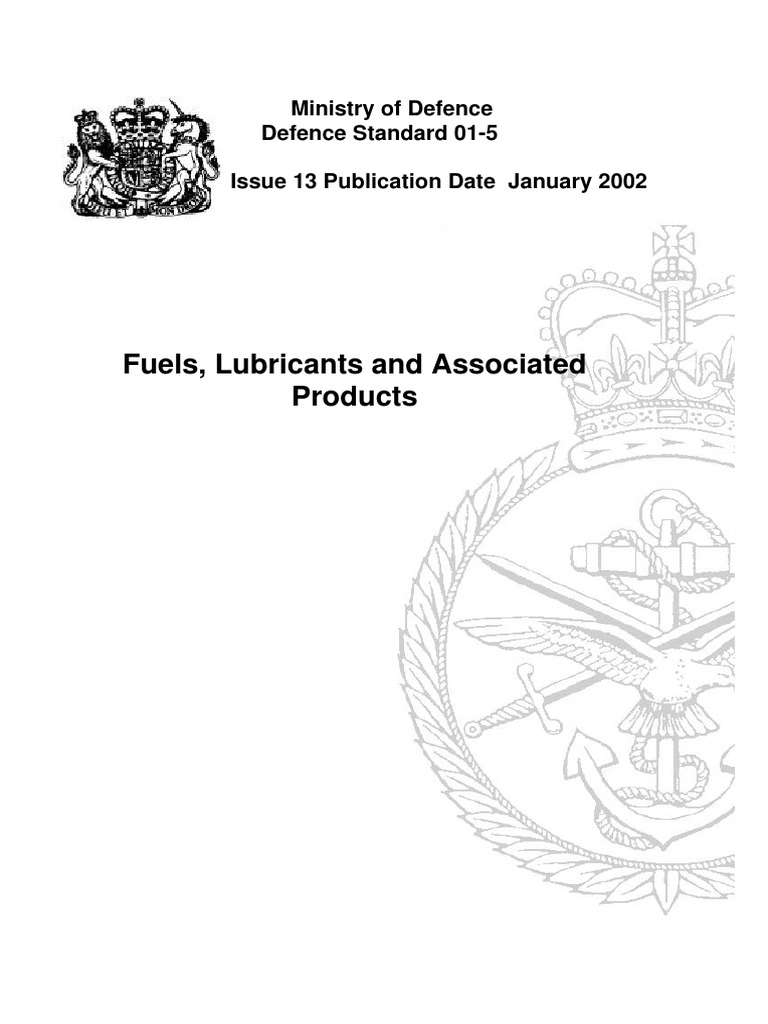 Def Stan 015.pdf Motor Oil Gasoline