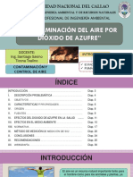 Contaminación Del Aire Por Dióxido de Azufre