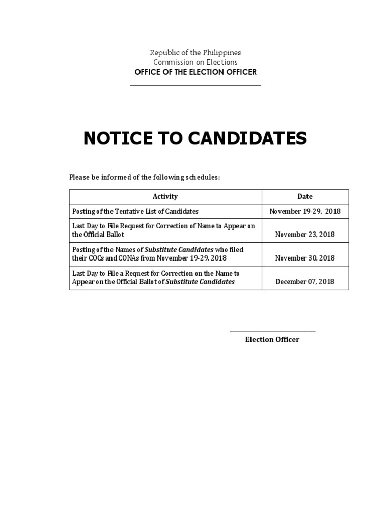 notice-to-candidates-republic-of-the-philippines-commission-on