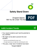 Safety Stand Down: Dropped Objects Will You Be Under The Next One?