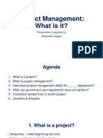 What is a Project Presentation s