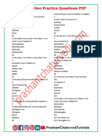 Blood Relation Practice Questions PDF