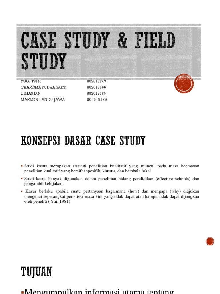 Case Study & Field Study | PDF