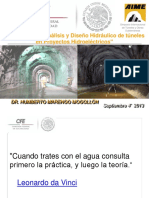 Diseño Hidráulico de Túneles - Humberto Marengo PDF