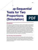 Group-Sequential Tests For Two Proportions (Simulation)