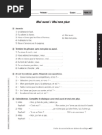 L 2 Exercices Moi Aussi Moi Non Plus PDF