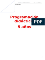 Programación Infantil 2016 5 Años