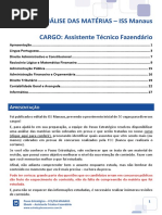 eBook FCC ISS Manaus Assistente Técnico Fazendário - Pós Edital