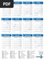 Calendario 2025