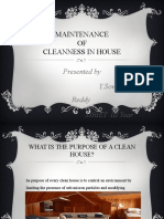 Maintenance OF Cleanness in House: Presented by Y.Sowmya Reddy Mriet Iii Year, IT