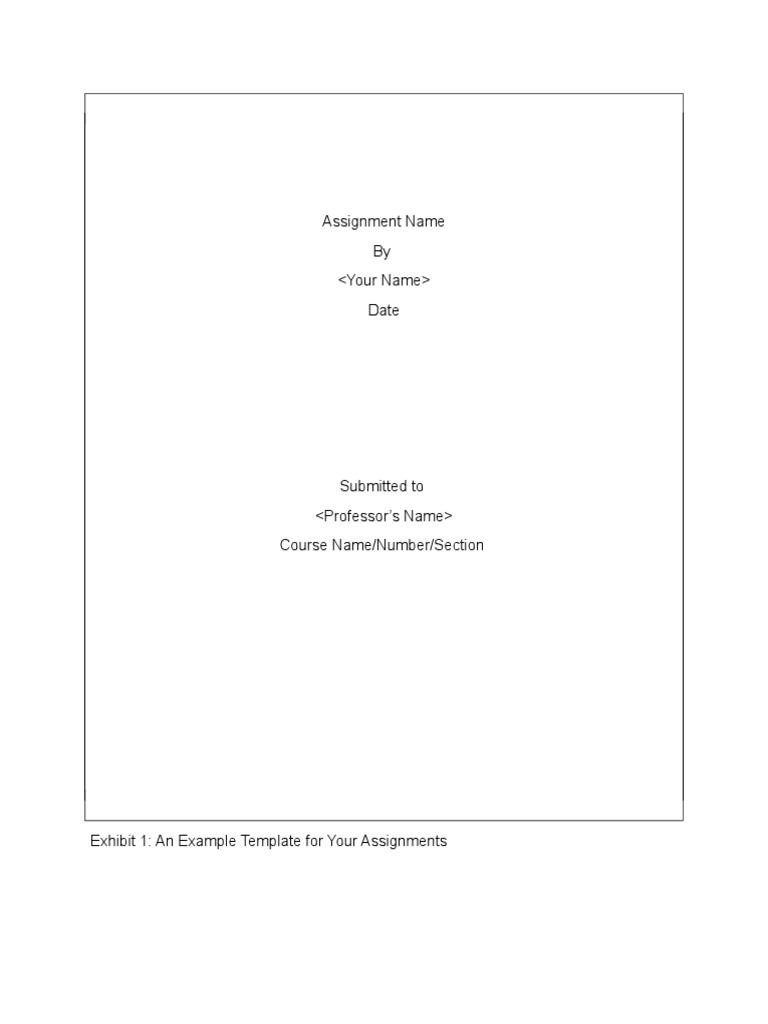 Homework Sample | PDF