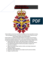 Infantry Soldier: Full Time - Part Time - NCM