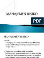 1. Manajemen Risiko
