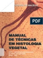 Manual de Técnicas em histologia Vegetal