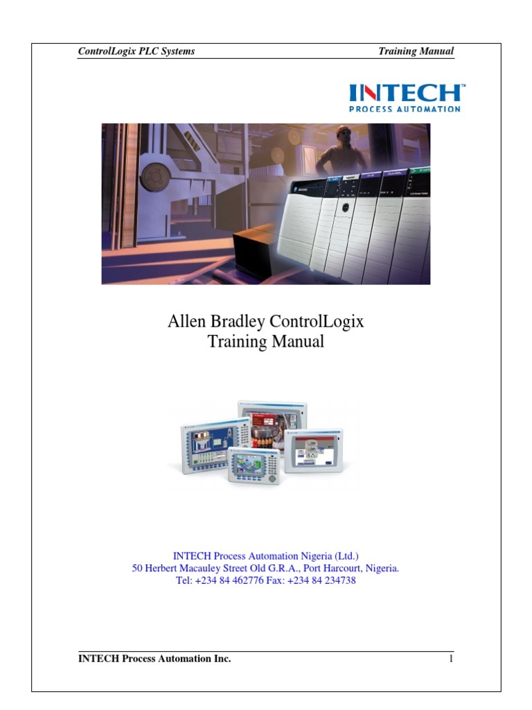 ControlLogix Training Manual PDF Programmable Logic Controller
