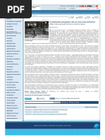 A população paraguaia saiu às ruas para protestar