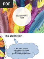 Descriptive Text