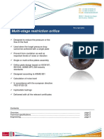 Multistage Restriction Orifice Deltafluid