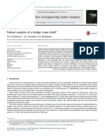 2014 - Failure Analysis of A Bridge Crane Shaft