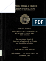 Unidad Didactica para La Enseñanza Del Metodo Cientifico PDF