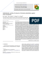 Anthelmintic Activity of Artemisia absinthium Against Ovine Nematodes