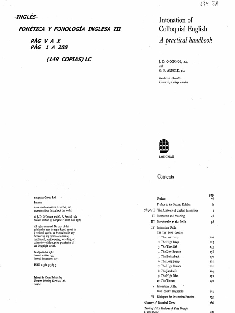 イギリス英語のイントネーション　オコナー、アーノルド イギリス英語のイントネーション オコナー、アーノルド - メルカリ