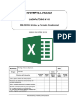 Lab03 - Estilos y Formato Condicional