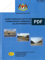 ATJ 3-2011 Garispanduan Memproses Permohonan Pembangunan Tepi Jalan Persekutuan PDF