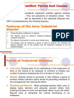 Industrial Conflict: Forms and Causes: Features of The Term Industrial Dispute'