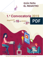 2019 1 Convocatoria Prepaenlineasep Guia PDF