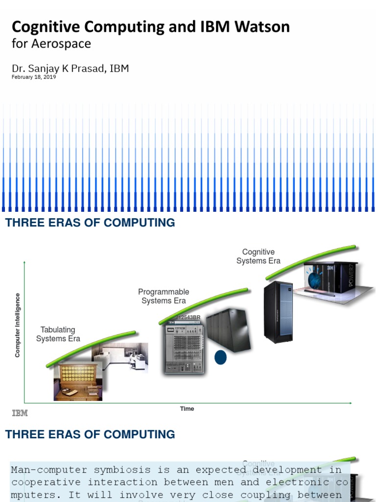 Ibm Cognitive Computing And Watson For Aerospace Pdf Watson
