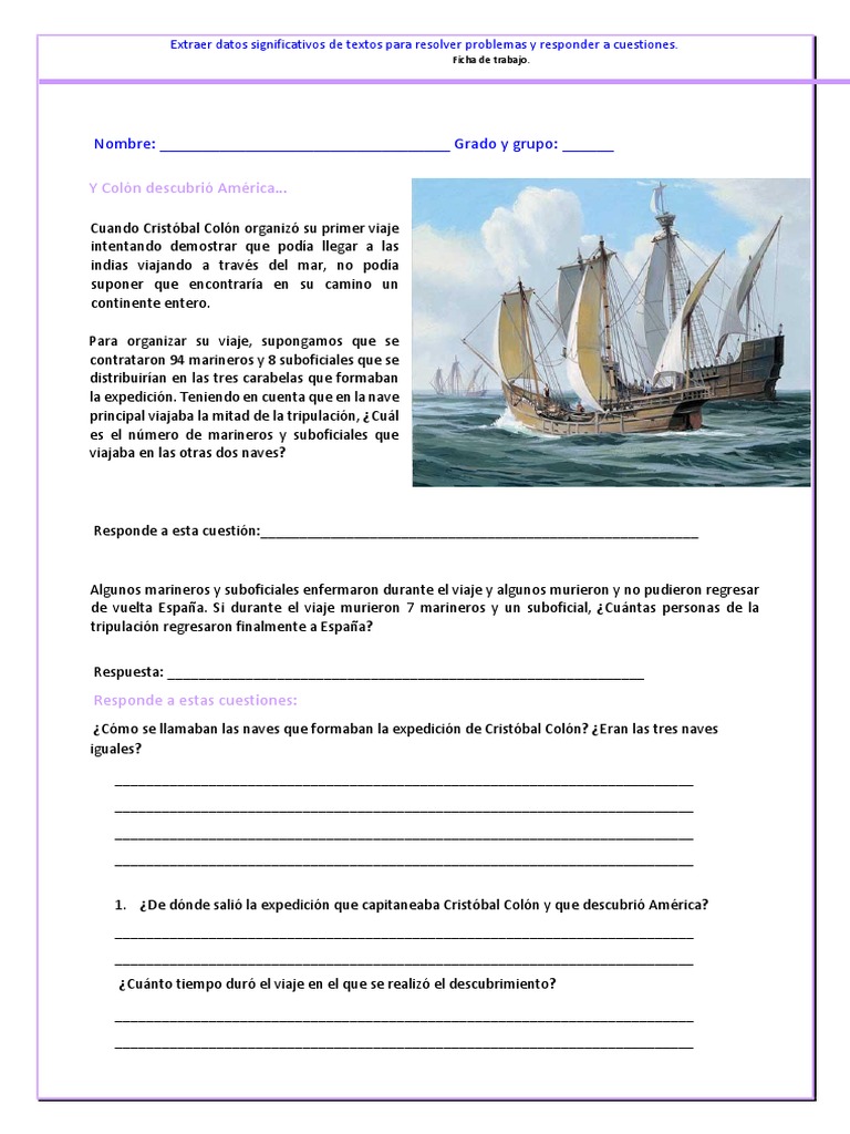 Descubrimiento De America Pdf Exploración De América Del Norte