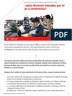 CPC Los Procesos de Separacion de Cuerpos y Del Divorcio X Causal