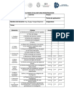 Rã - Brica para Evaluar Una Investigacion